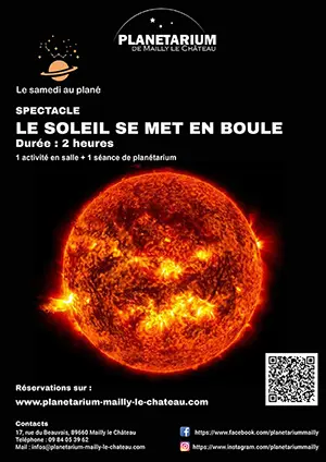 Le samedi au plané - Le soleil se met en boule (séance de planétarium)